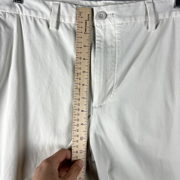 Vineyard Vines Performance Pant Mens 38x28 Ivory Chino Stretch Golf Activewear - Picture 5 of 15